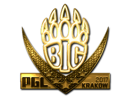 Sticker | BIG (Gold) | Krakow 2017 image