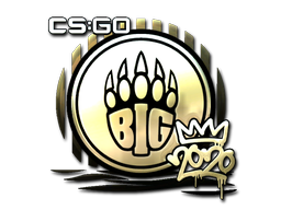 Sticker | BIG (Gold) | 2020 RMR image