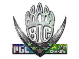 Sticker | BIG (Holo) | Krakow 2017 image