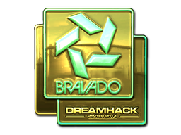 Sticker | Bravado Gaming (Gold) | DreamHack 2014 image