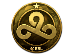 Sticker | Cloud9 (Gold) | Katowice 2019 image