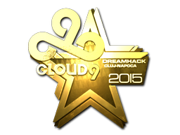 Sticker | Cloud9 (Gold) | Cluj-Napoca 2015 image