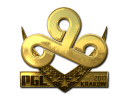 Sticker | Cloud9 (Gold) | Krakow 2017 image