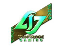 Sticker | Counter Logic Gaming (Gold) | Katowice 2015 image