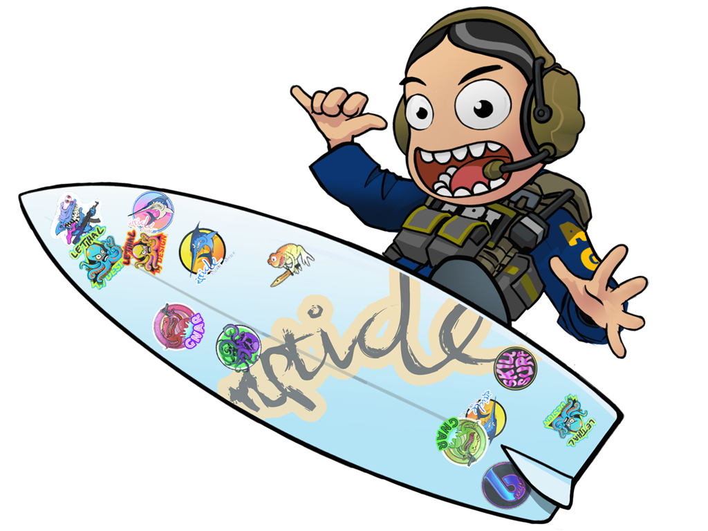 Riptide Surf Shop Sticker Collection image