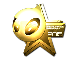 Sticker | Team Dignitas (Gold) | Cluj-Napoca 2015 image