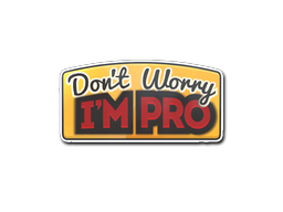 Sticker | Don't Worry, I'm Pro image