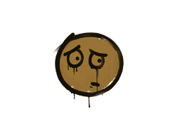 Sealed Graffiti | Worry (Desert Amber) image