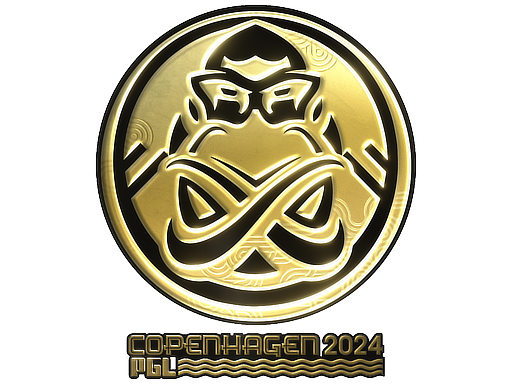 Sticker | ENCE (Gold) | Copenhagen 2024 image