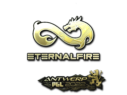 Sticker | Eternal Fire (Gold) | Antwerp 2022 image