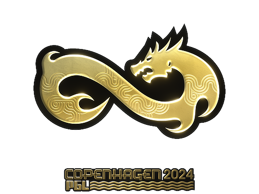 Sticker | Eternal Fire (Gold) | Copenhagen 2024 image