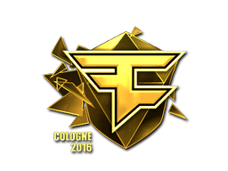 Sticker | FaZe Clan (Gold) | Cologne 2016 image
