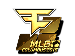 Sticker | FaZe Clan (Gold) | MLG Columbus 2016 image