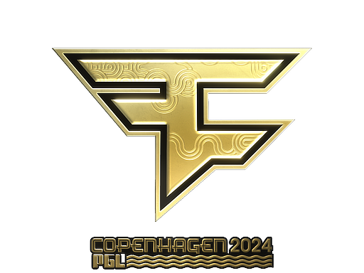 Sticker | FaZe Clan (Gold) | Copenhagen 2024 image