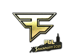 Sticker | FaZe Clan (Gold) | Stockholm 2021 image