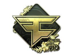 Sticker | FaZe Clan (Gold) | Rio 2022 image