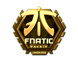Sticker | Fnatic (Gold) | London 2018 image