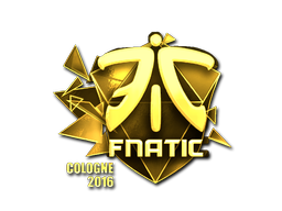 Sticker | Fnatic (Gold) | Cologne 2016 image