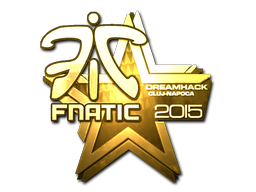 Sticker | Fnatic (Gold) | Cluj-Napoca 2015 image