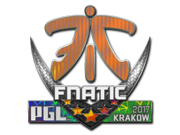 Sticker | Fnatic (Holo) | Krakow 2017 image