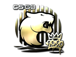 Sticker | FURIA (Gold) | 2020 RMR image