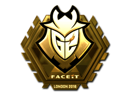 Sticker | G2 Esports (Gold) | London 2018 image