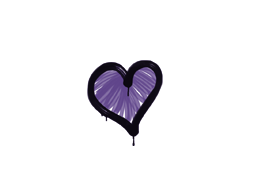 Sealed Graffiti | Heart (Monster Purple) image