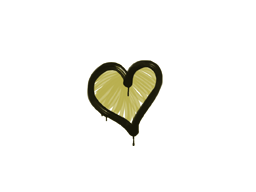 Sealed Graffiti | Heart (Tracer Yellow) image