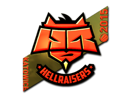 Sticker | HellRaisers (Gold) | Katowice 2015 image