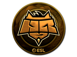 Sticker | HellRaisers (Gold) | Katowice 2019 image