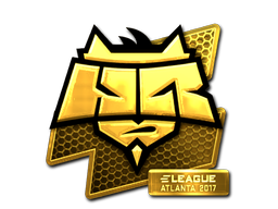 Sticker | HellRaisers (Gold) | Atlanta 2017 image