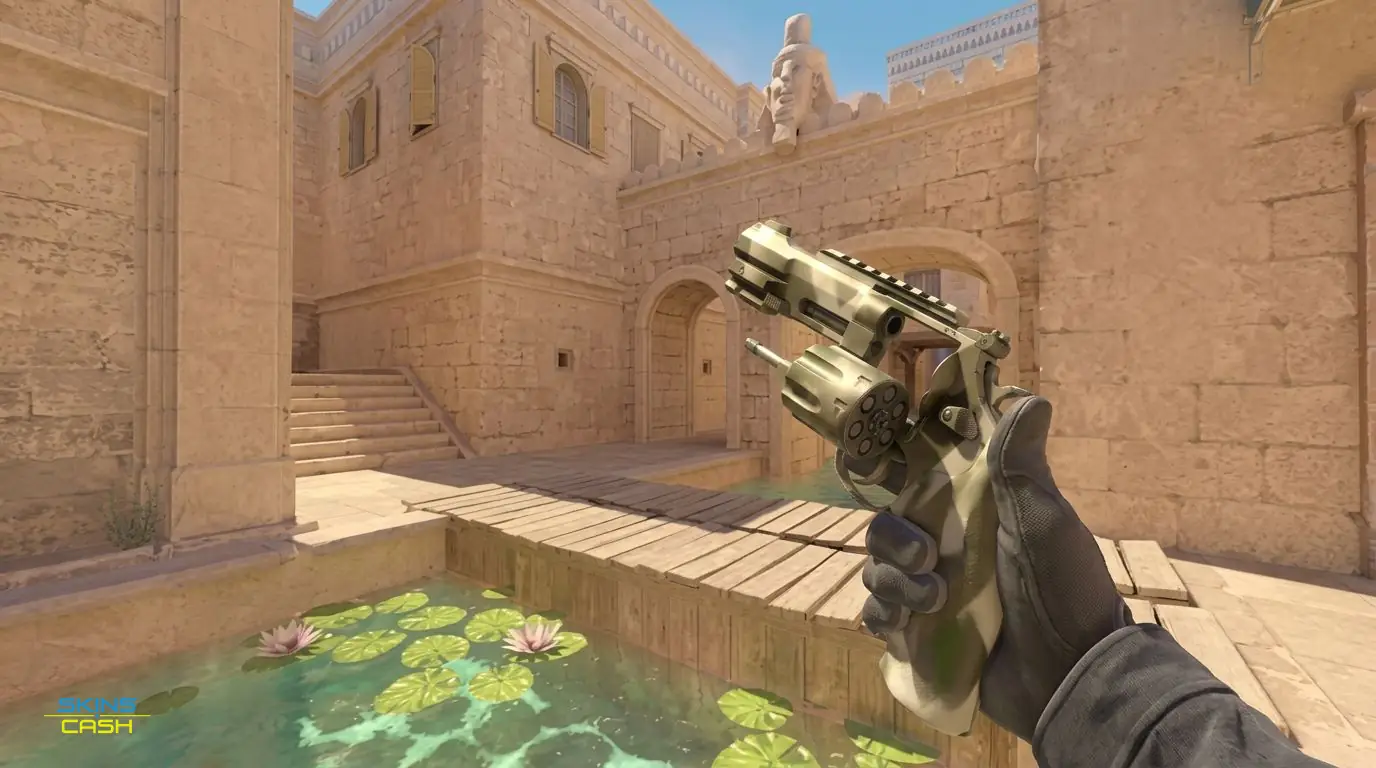 R8 Revolver | Bone Mask — In-game inspect