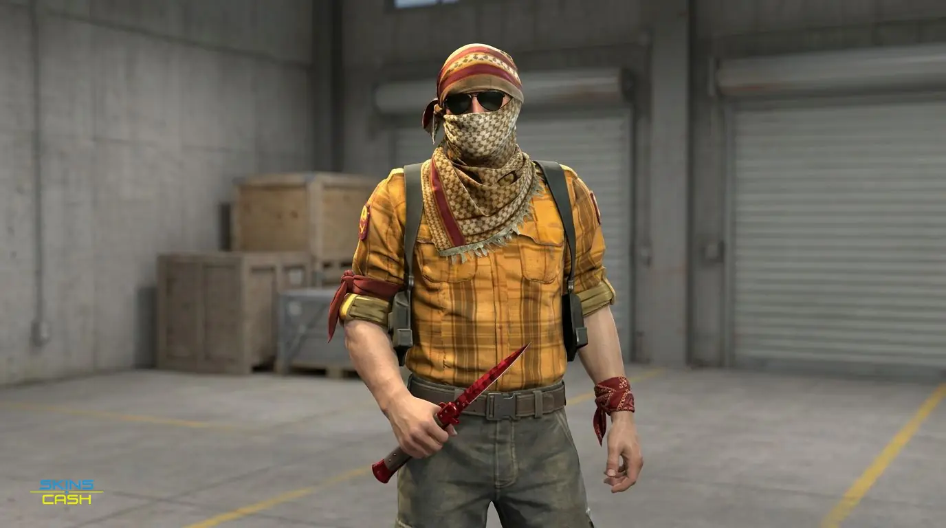 ★ Stiletto Knife | Doppler Ruby — In the field