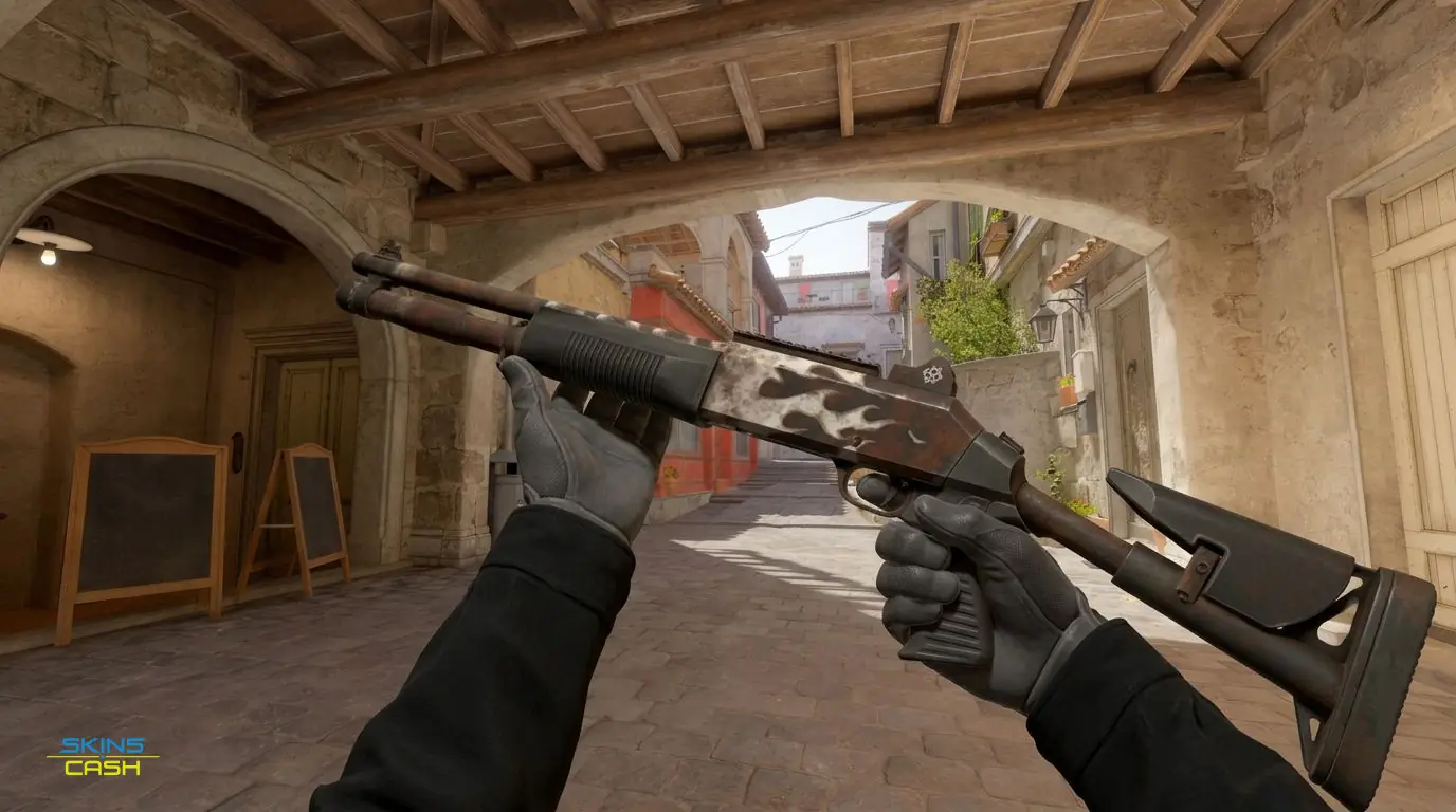 XM1014 | Oxide Blaze — In-game inspect