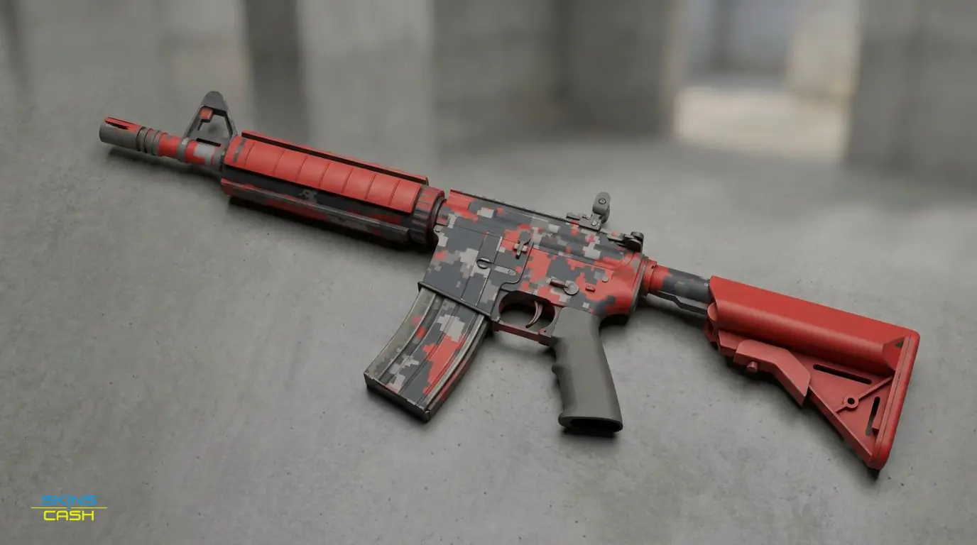 M4A4 | Red DDPAT — Product view