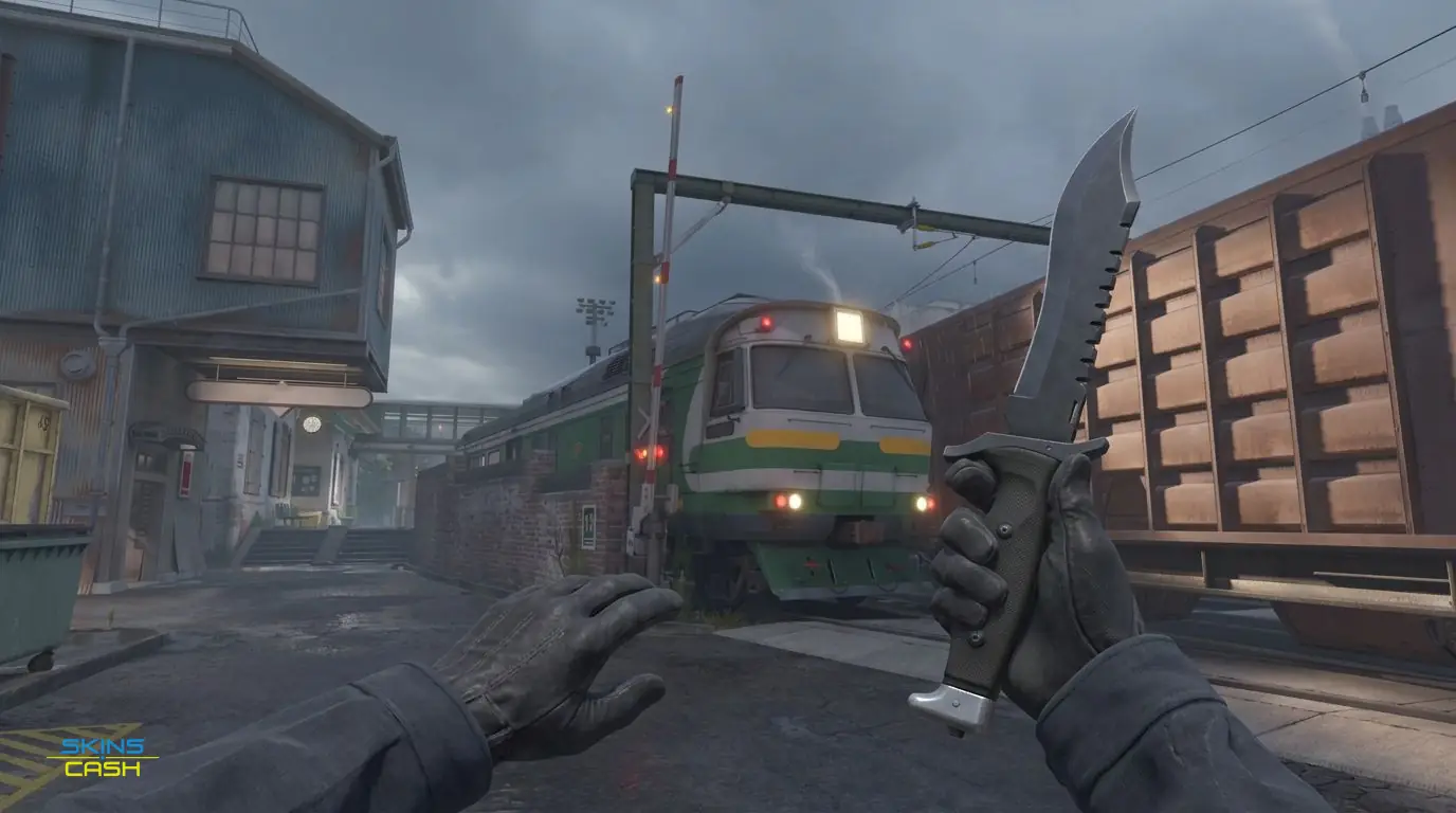 ★ Bowie Knife | Blue Steel — In-game inspect