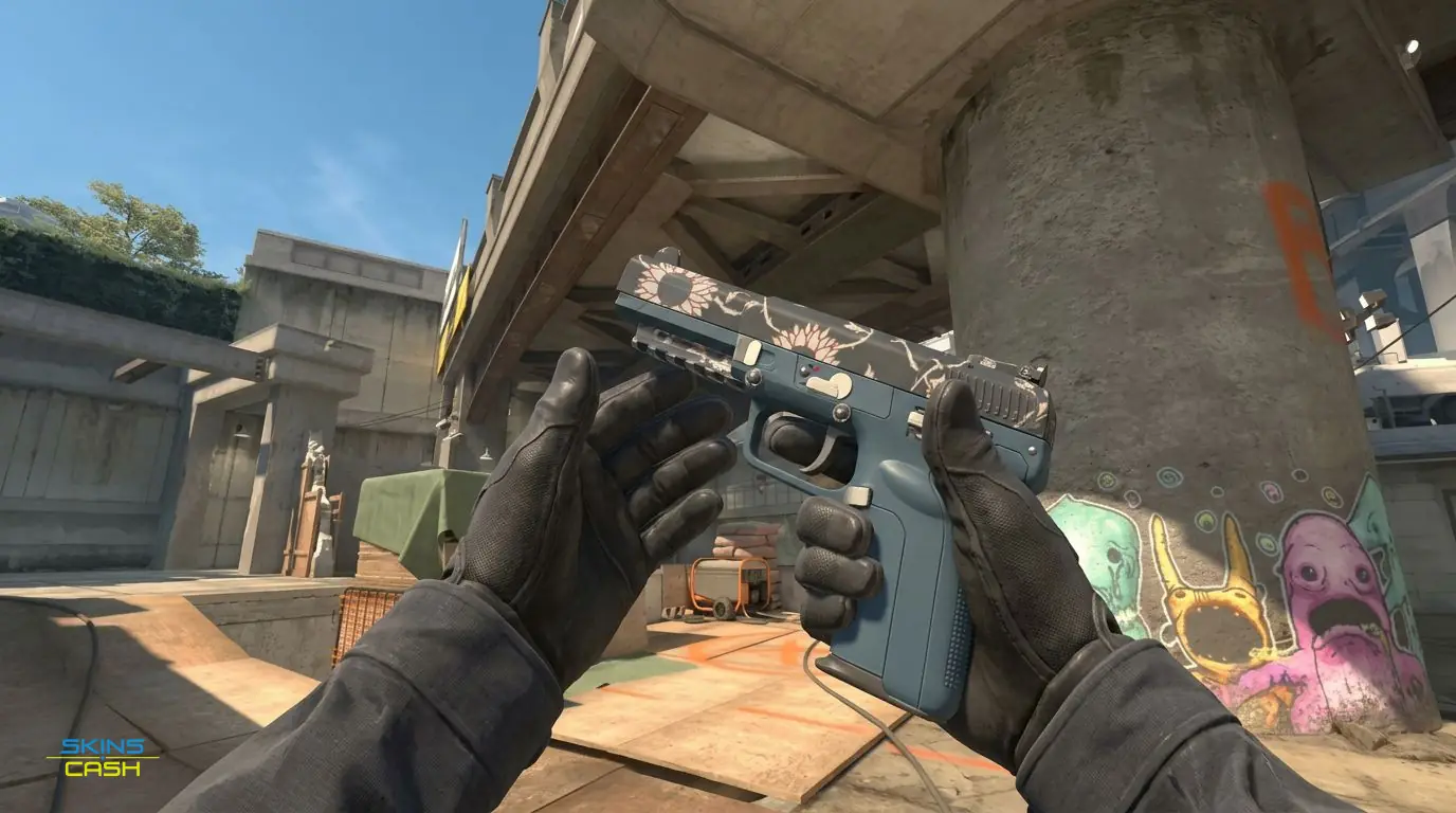 Five-SeveN | Nightshade — In-game inspect