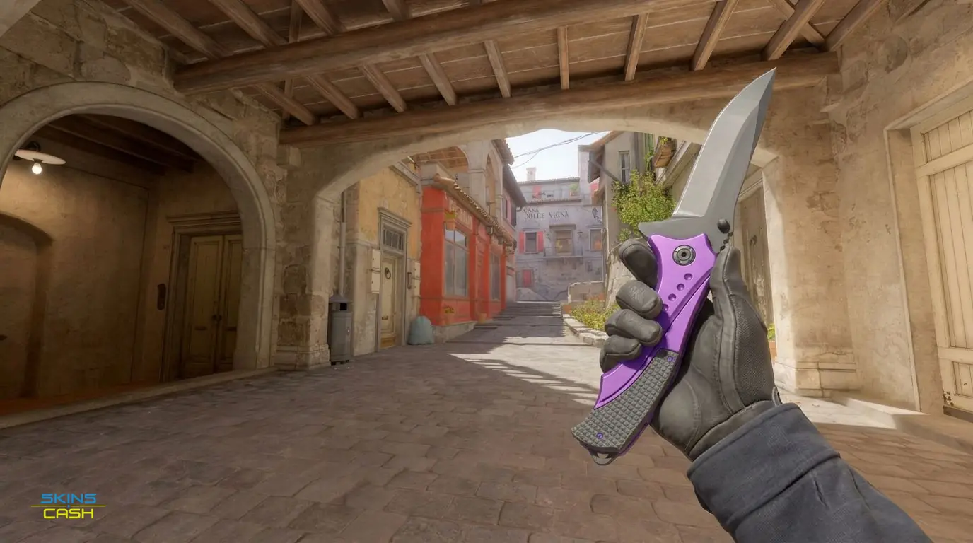 ★ Nomad Knife | Ultraviolet — In-game inspect