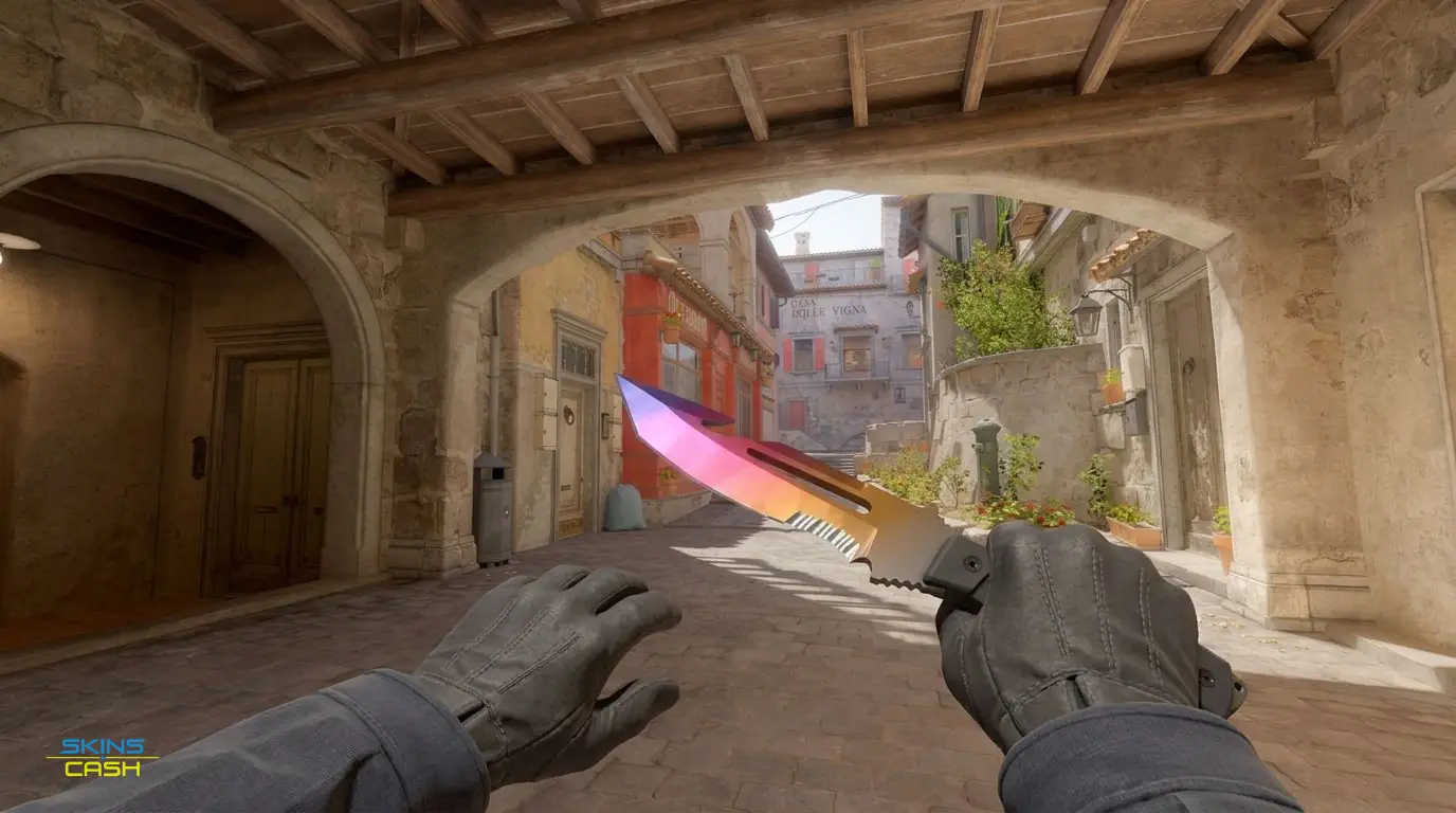★ Survival Knife | Fade — In-game inspect