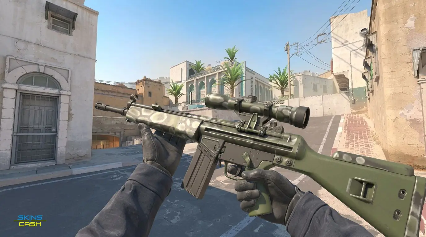 G3SG1 | Green Cell — In-game inspect