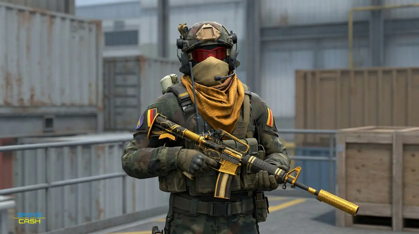M4A1-S | Golden Coil — In the field
