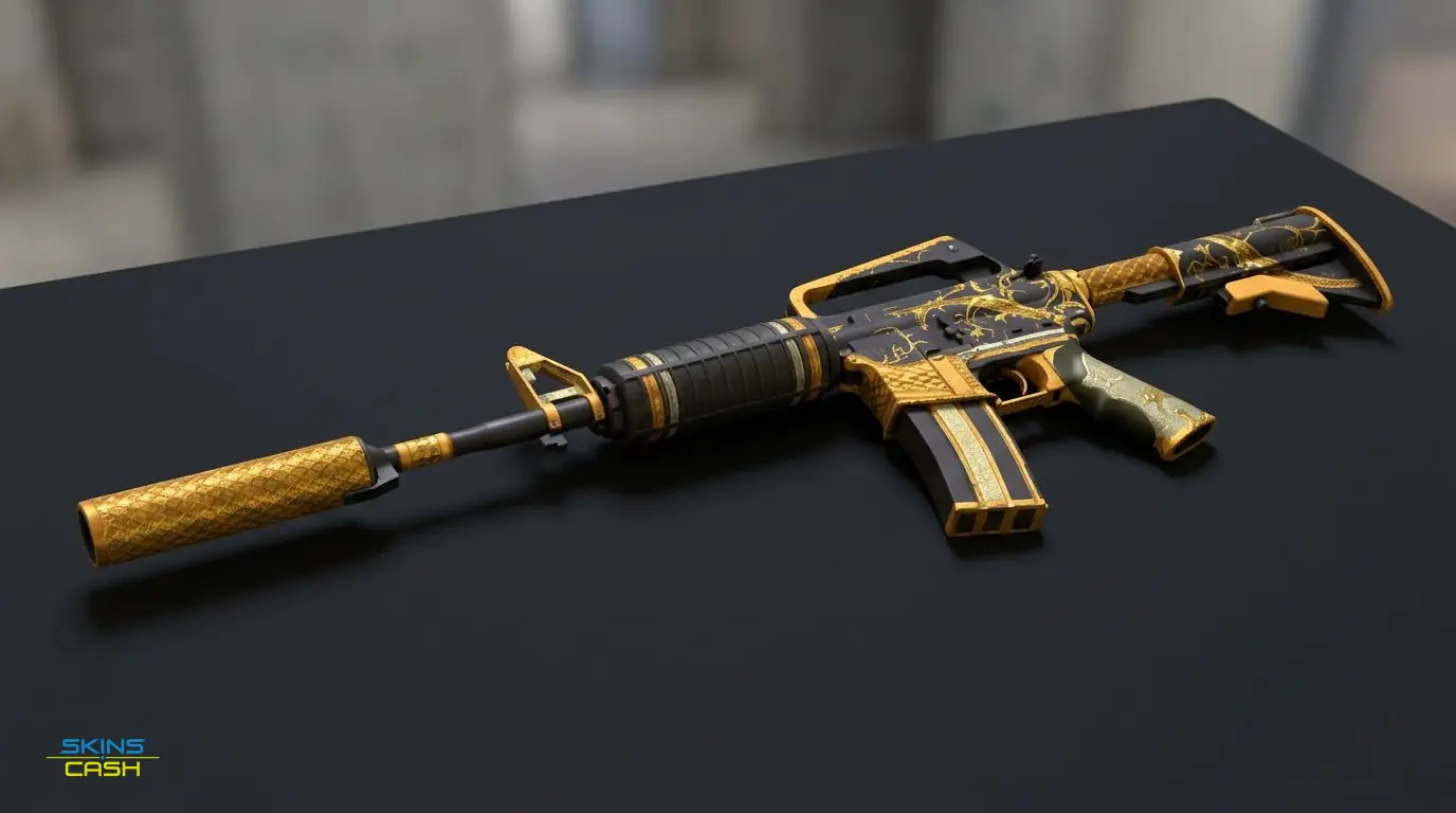 M4A1-S | Golden Coil — Product view