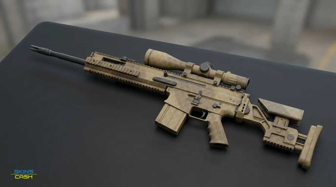 SCAR-20 | Sand Mesh — Product view