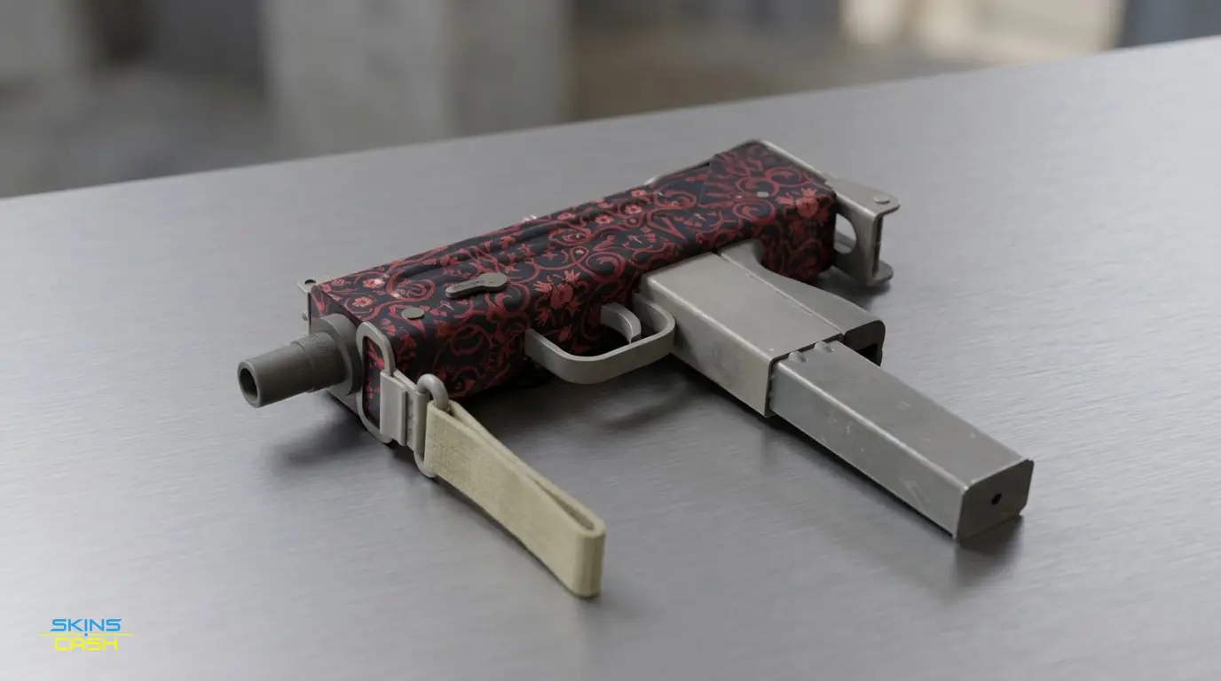 MAC-10 | Red Filigree — Product view