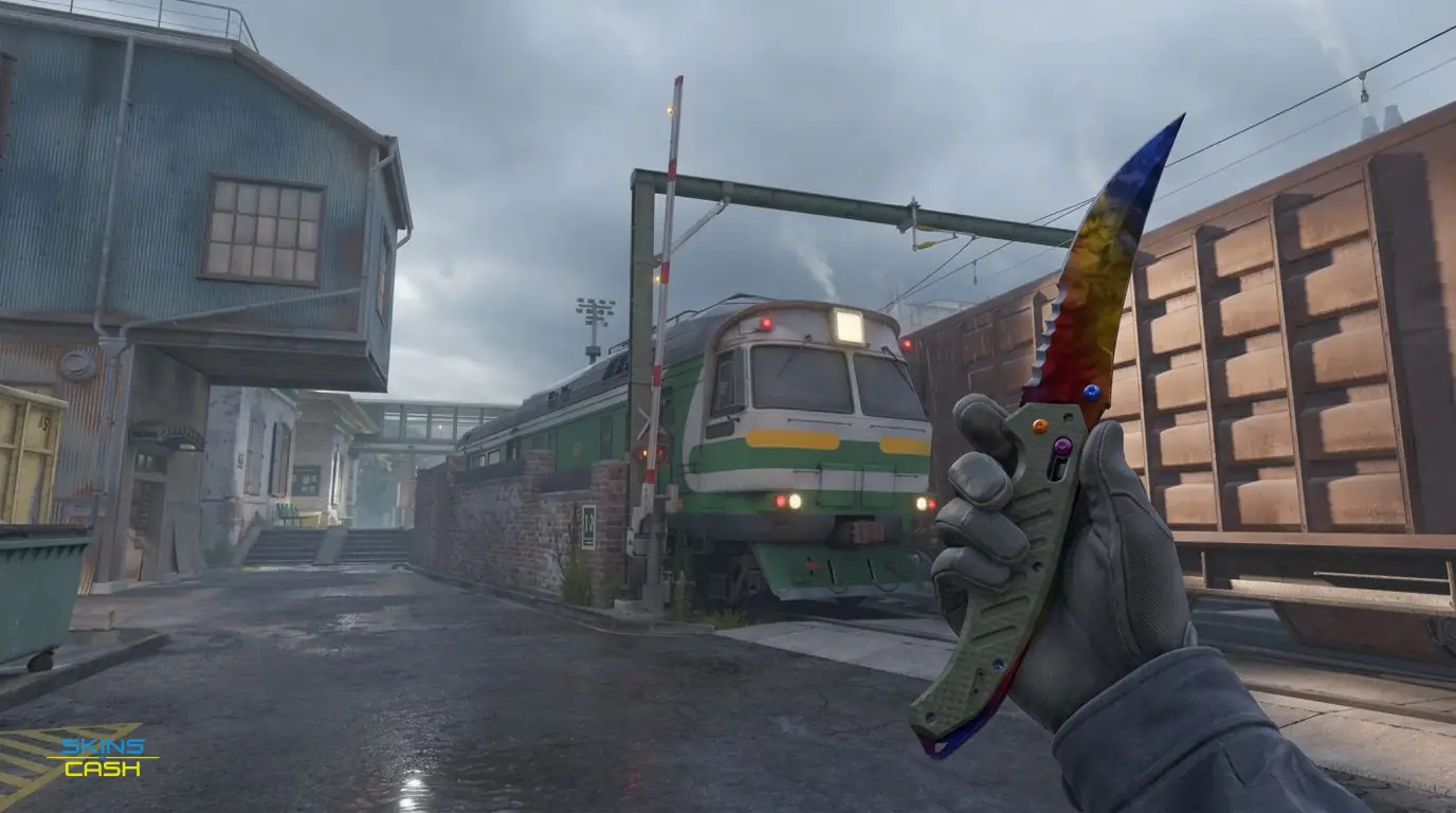 ★ Flip Knife | Marble Fade — In-game inspect
