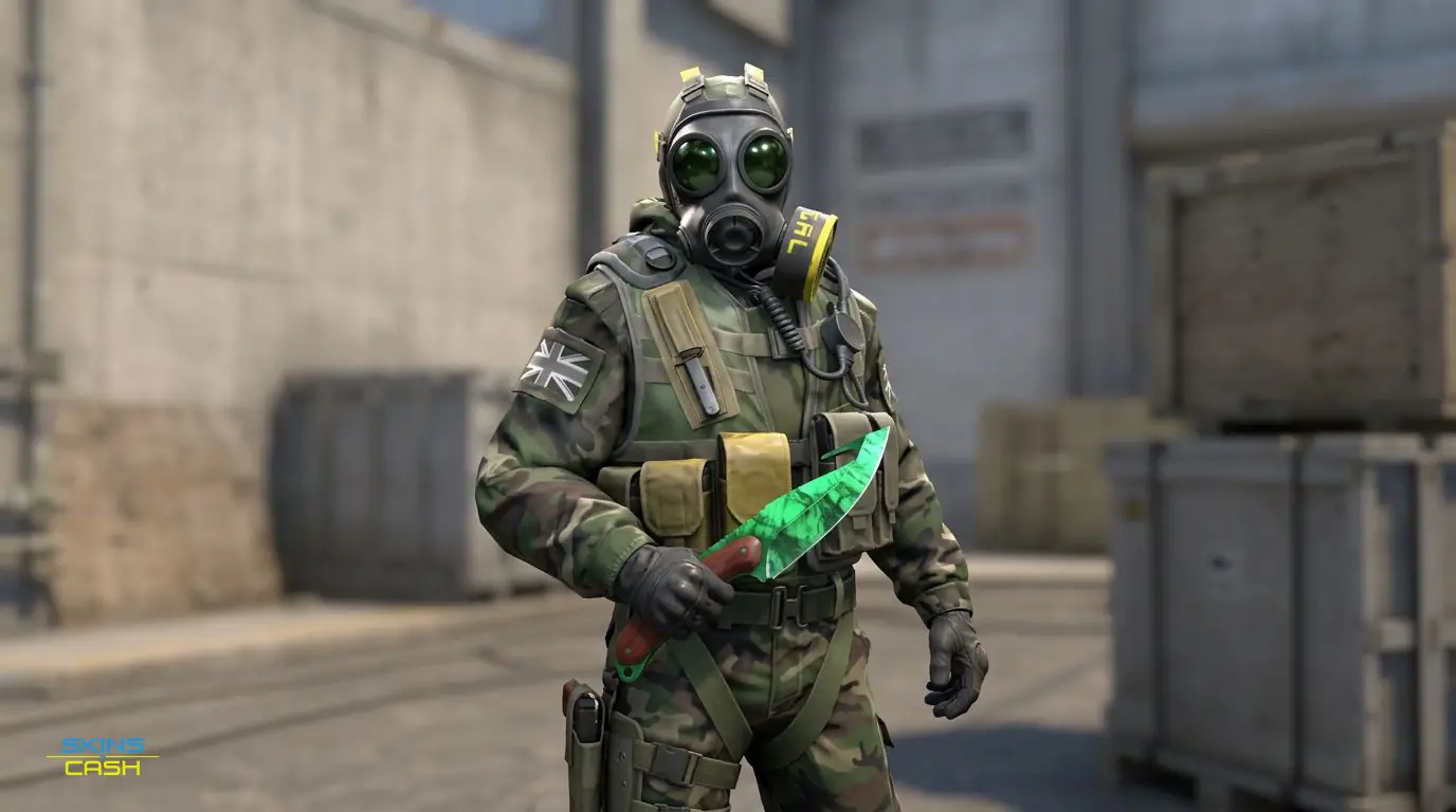 ★ Gut Knife | Gamma Doppler Emerald — In the field