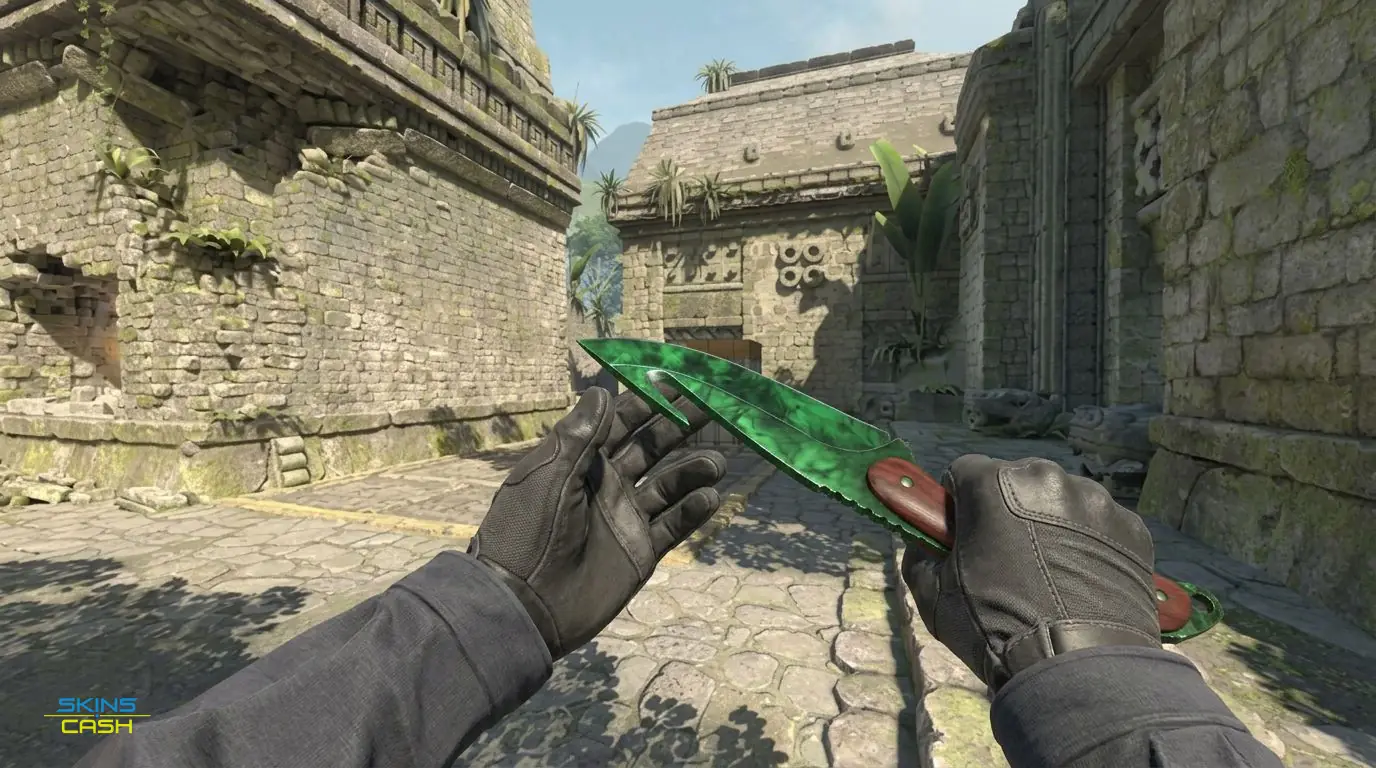★ Gut Knife | Gamma Doppler Emerald — In-game inspect