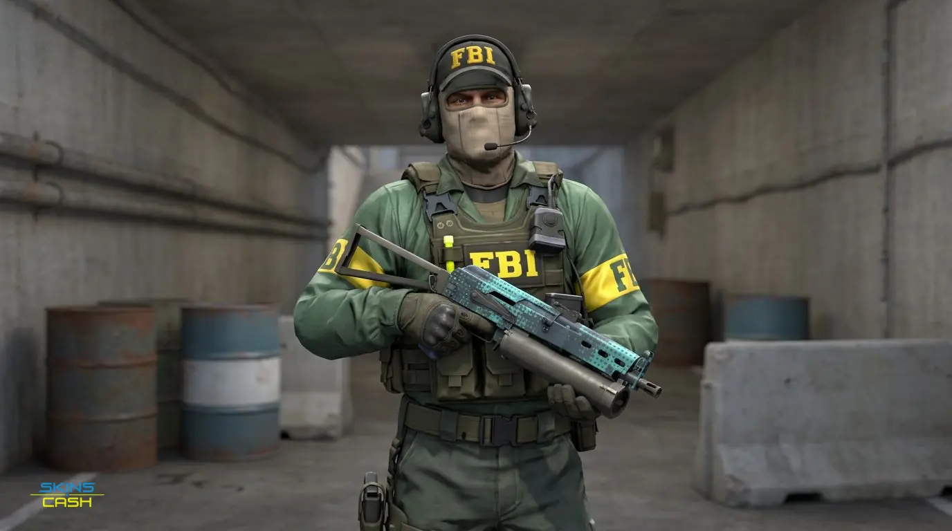 PP-Bizon | Cobalt Halftone — In the field