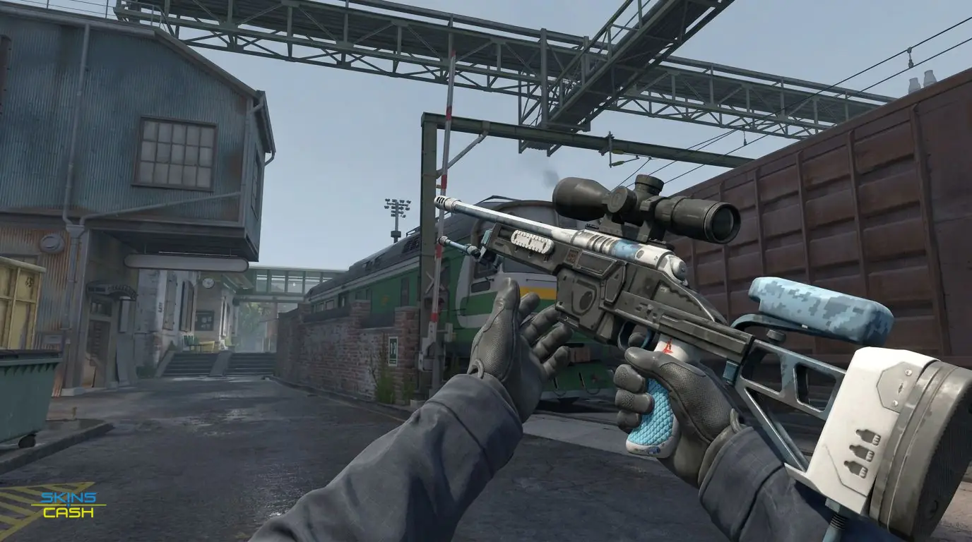 SSG 08 | Ghost Crusader — In-game inspect