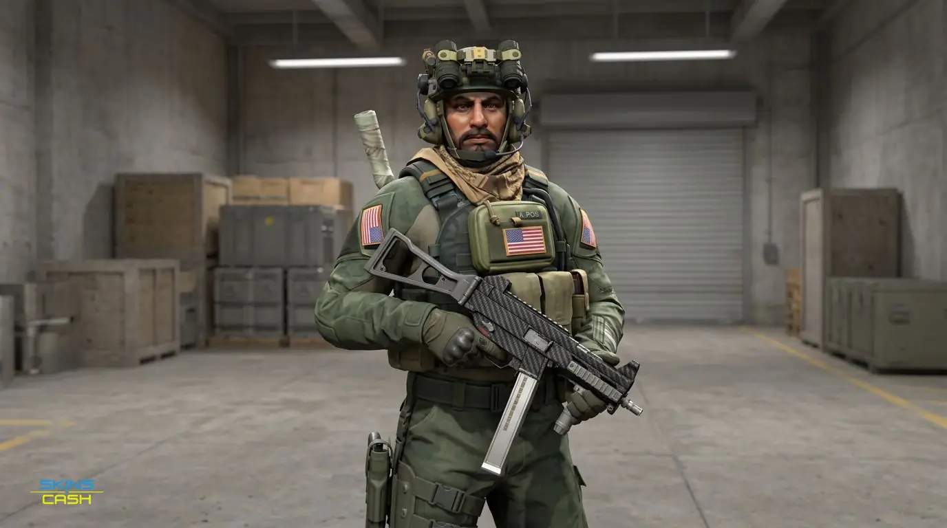 UMP-45 | Carbon Fiber — In the field